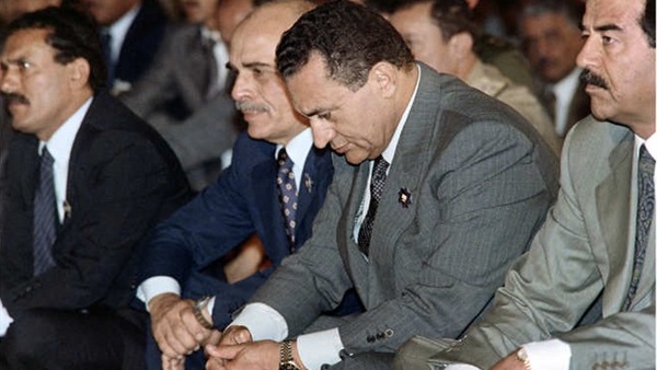 علي عبدالله صالح والرئيس صدام حسين